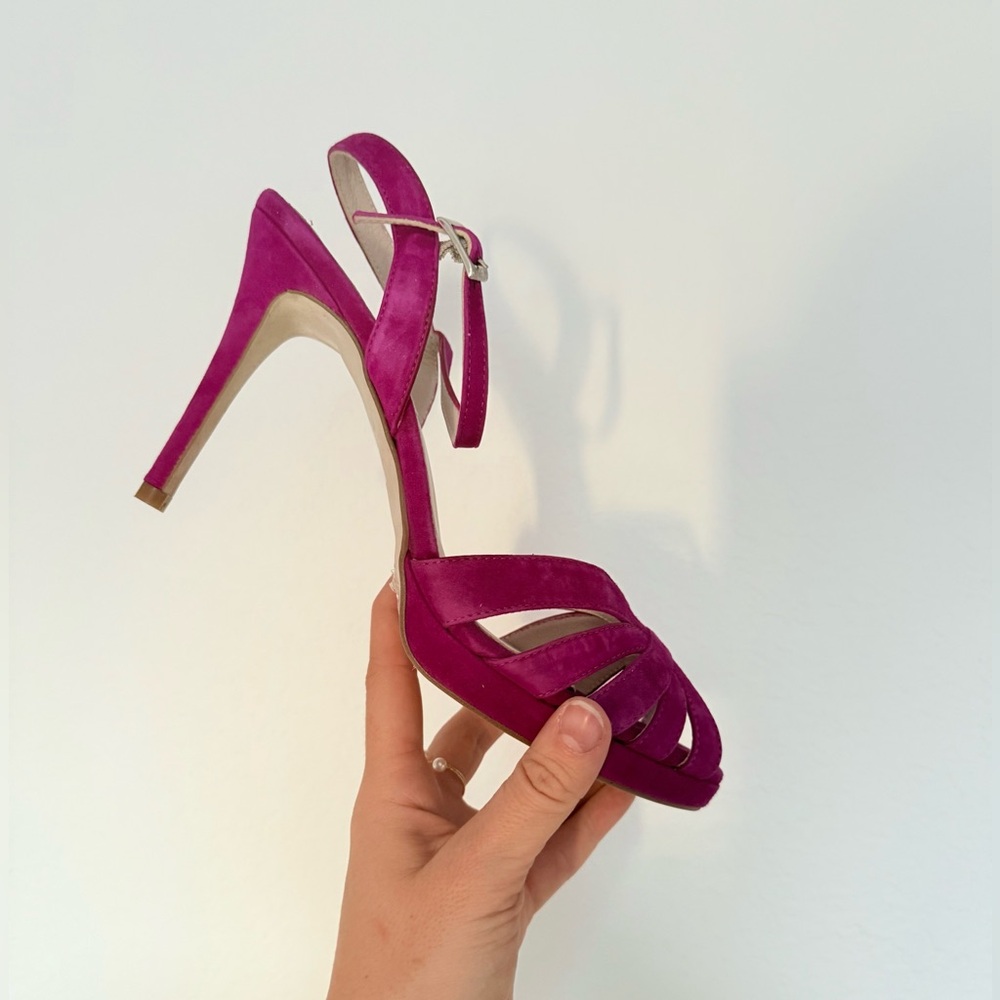 Marian Elegant Fuchsia Suede Stiletto Heels IT 41